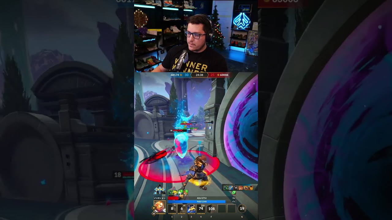 AUTO ATTACK THOR SLAPS! #smite