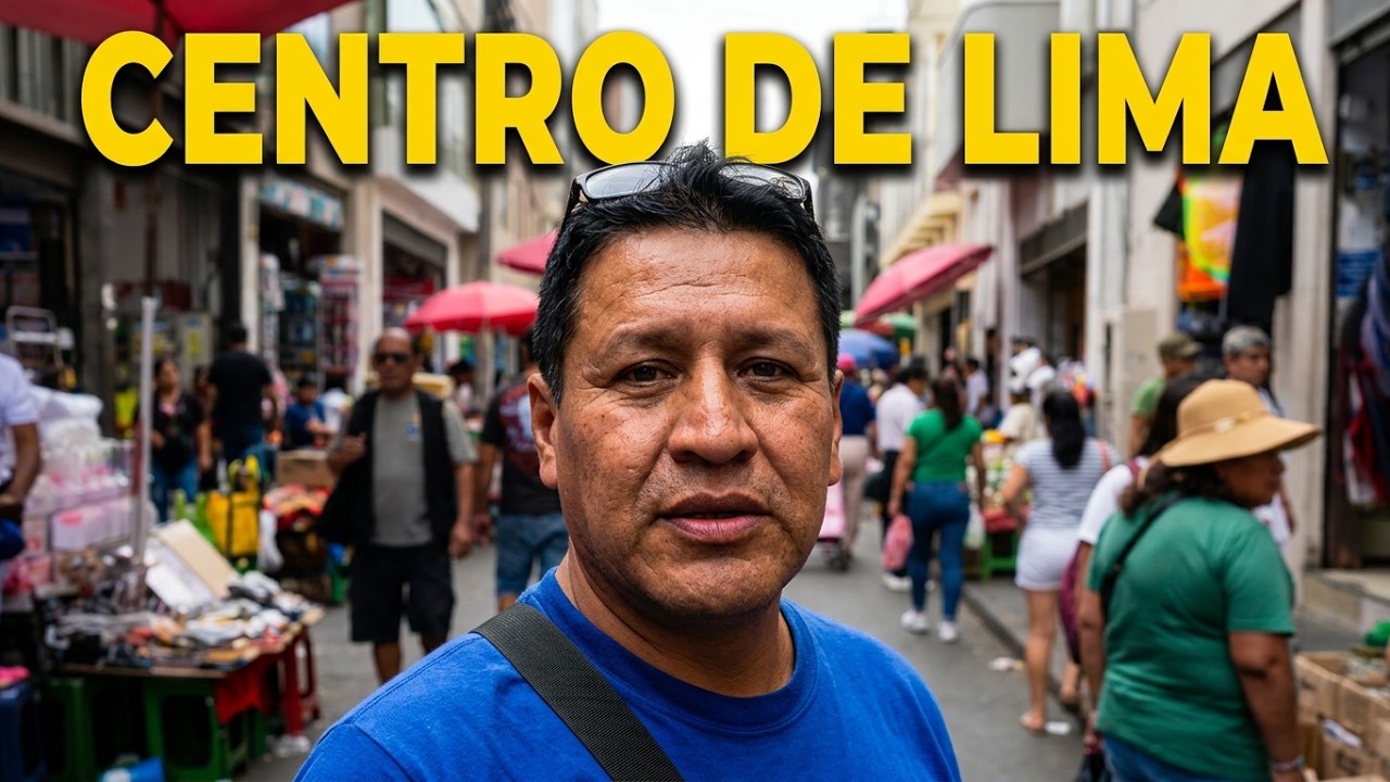Así es el COMERCIO ambulatorio en el centro de Lima un caos