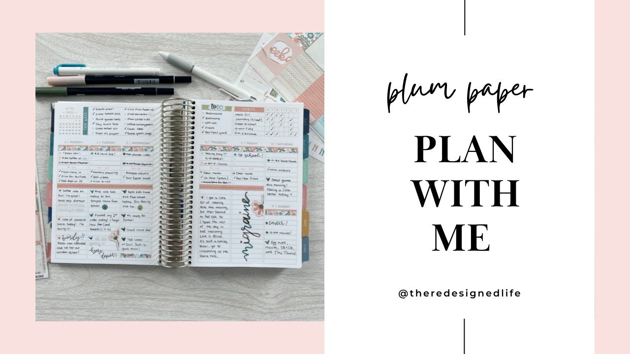 Plan With Me | Plum Paper Vertical Goals (Vertical Priorities)