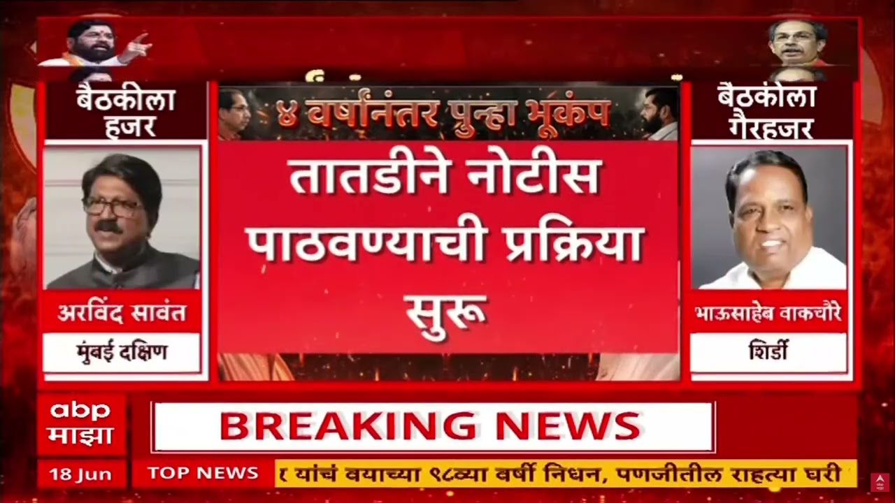 Operation Tiger Breaking : संजय देशमुखांच्या प्रतिमेला जोडे मारत शिवसैनिकांचं आंदोलन