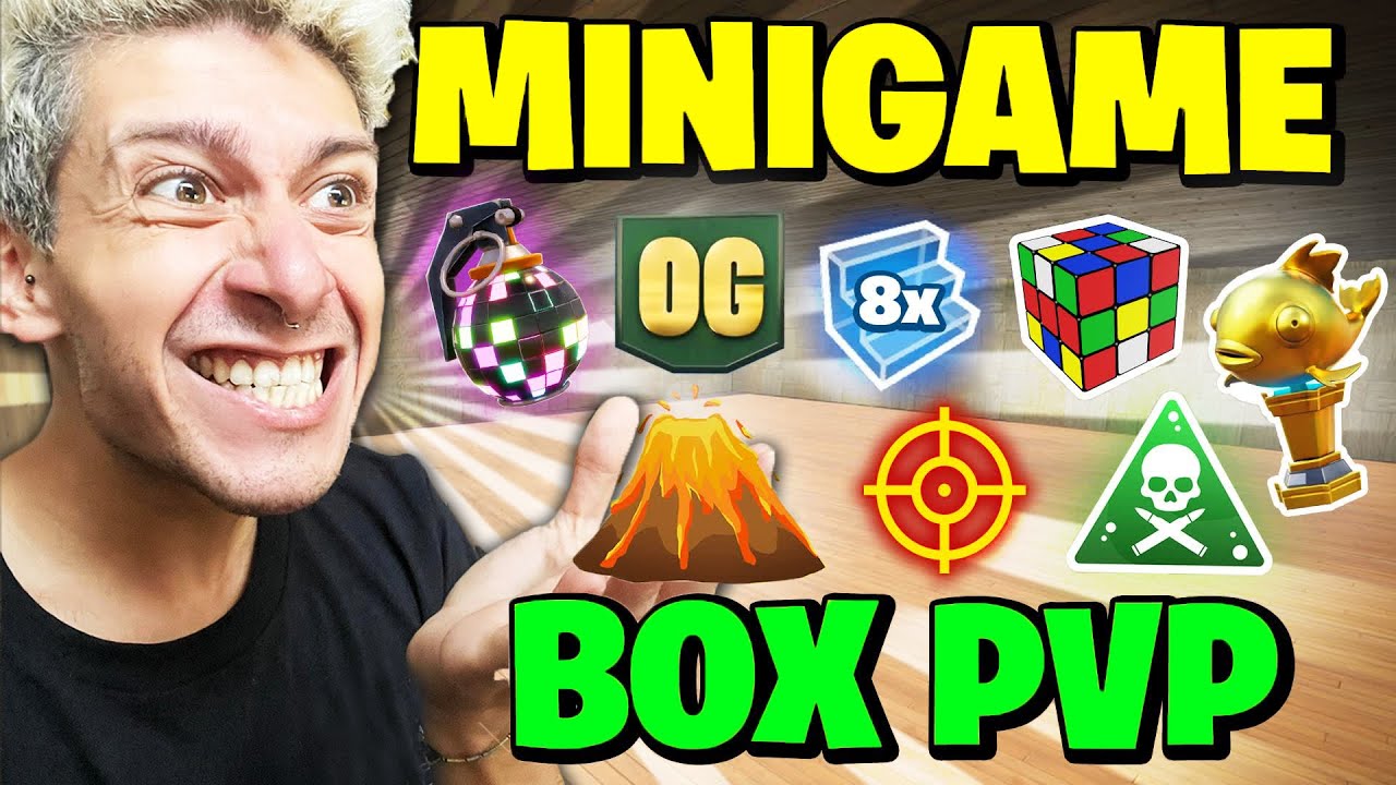 VITTORIE E SMATTI NEI MINIGAMES BOX PVP SU FORTNITE !!