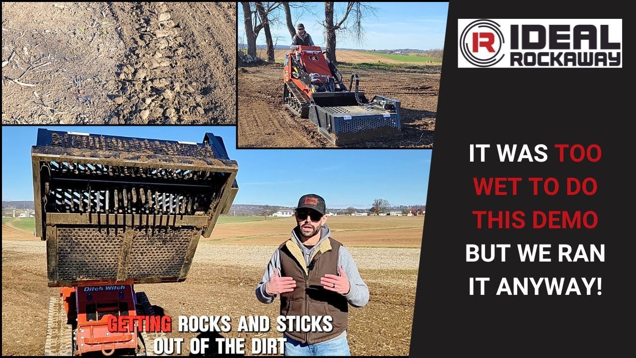 Rockaway Landscape Rake For Mini Skid Steers: Honest Demonstration