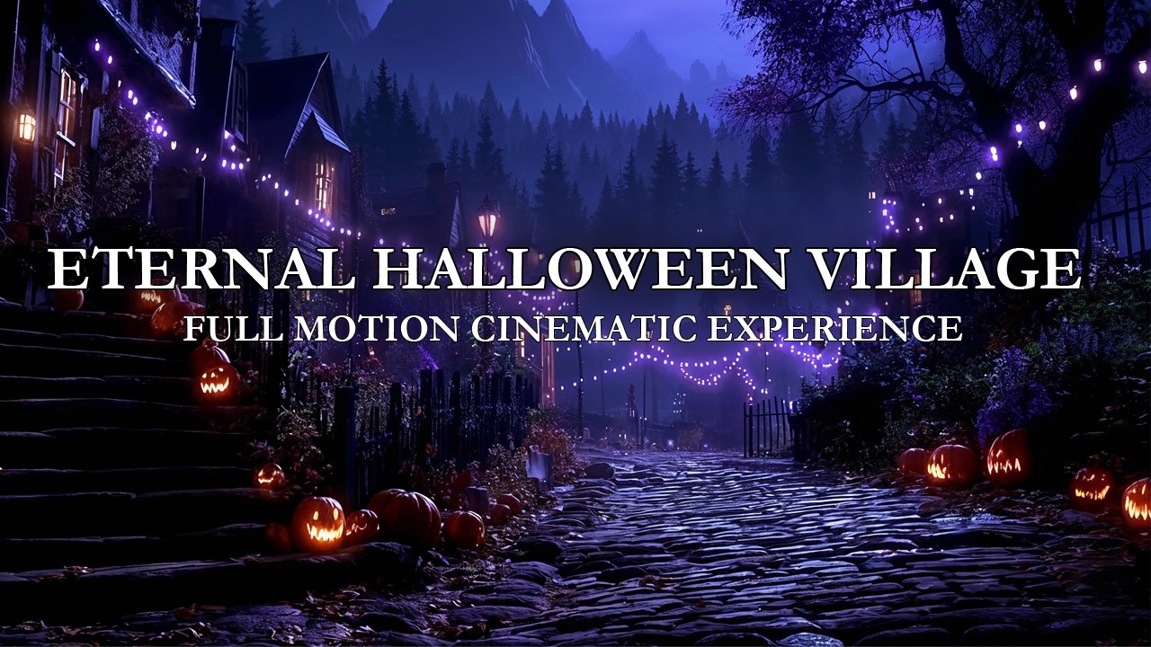 10+ Hour Haunted Village Walk (Part 2) - Ambience For Spooky Souls