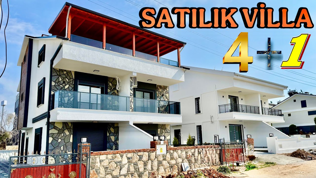 Didimde Satılık Müstakil Bahçeli Otoparklı ve Bağımsız Girişli 4+1 Sıfır Villa / No:253