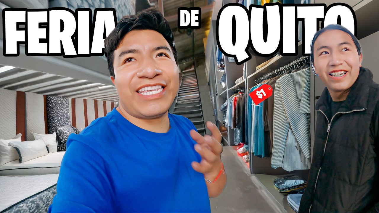 VENDIENDO en la feria DE QUITO | FERNANDO OTAVALO VLOGS