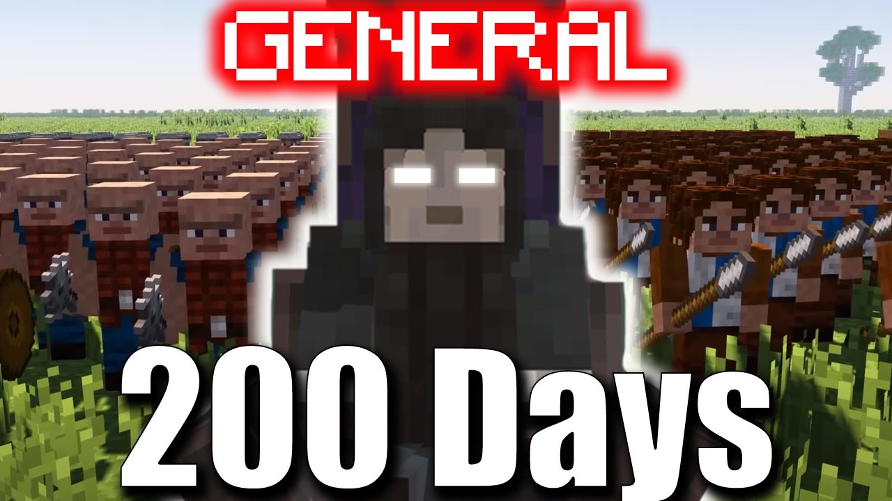 200 Days as a GENERAL in Modded Minecraft