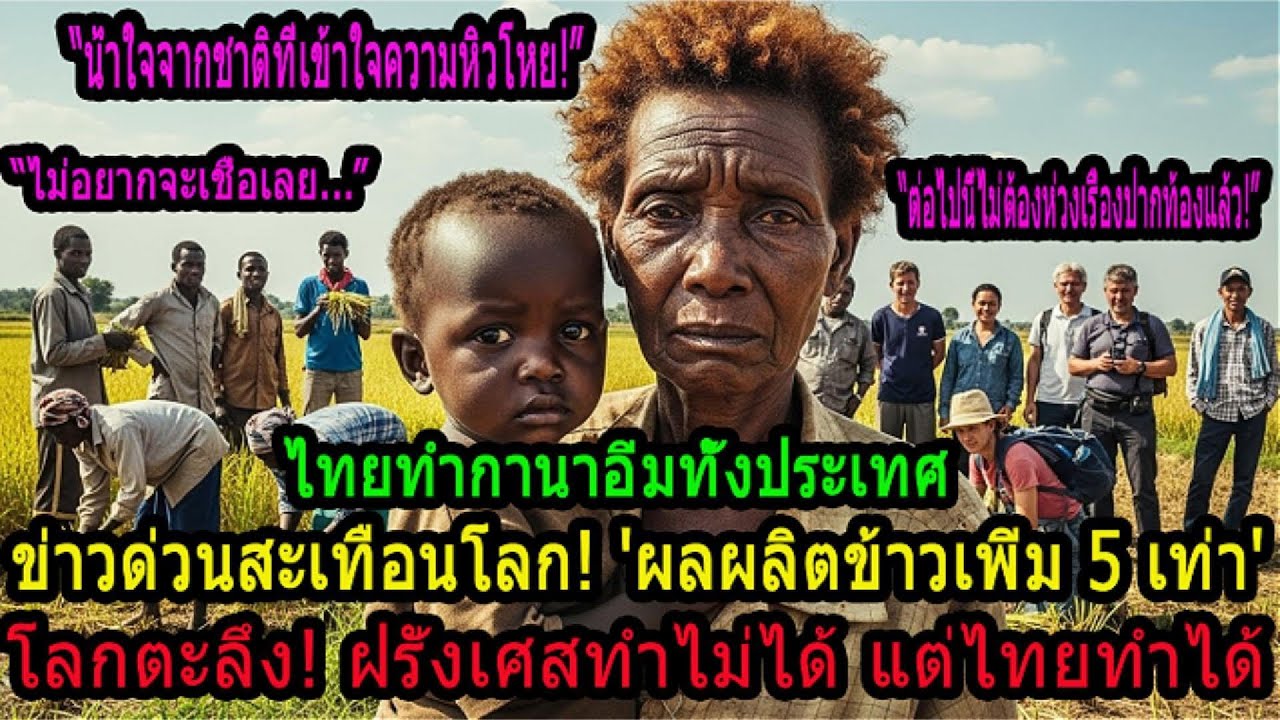 สุดทึ่ง! พันธุ์ข้าว