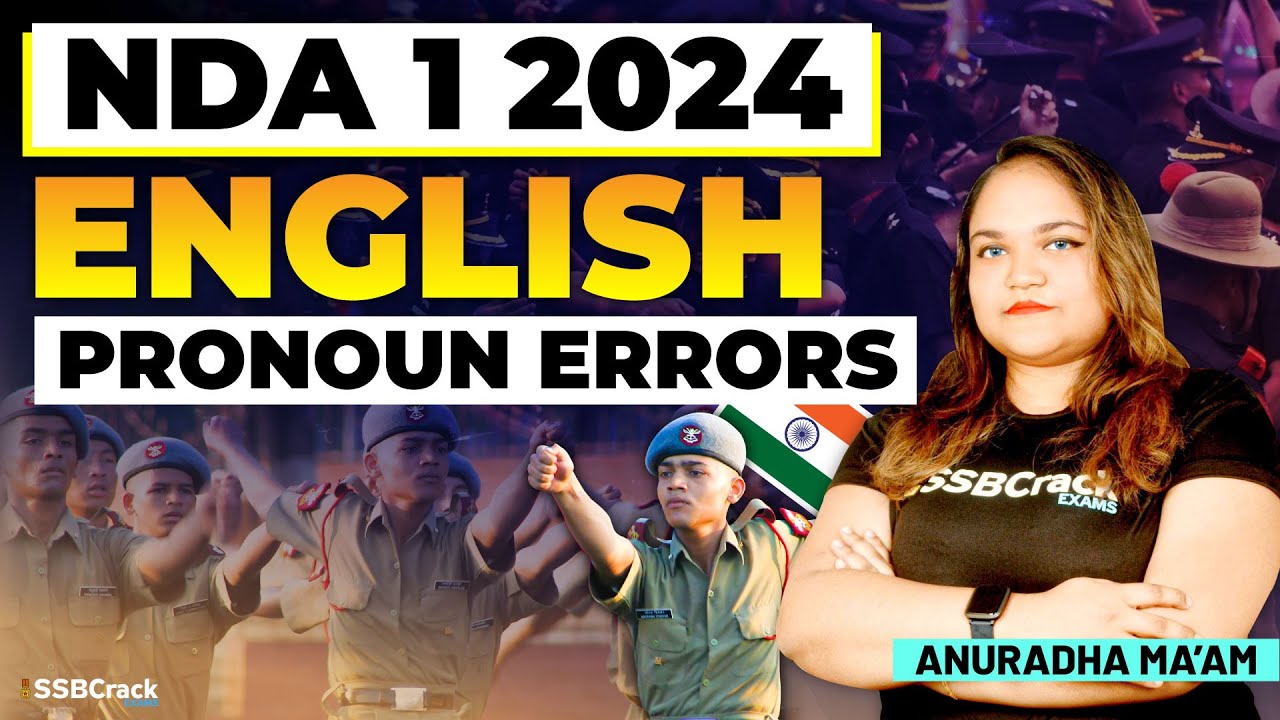 Pronoun Errors In English | NDA 1 2024 | UPSC