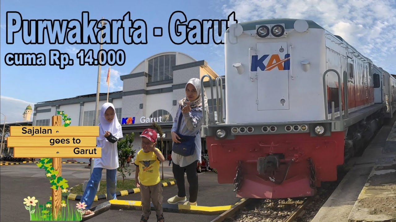 Jalan jalan murah ke Garut dari Purwakarta naik KA Lokal Garut Cibatuan