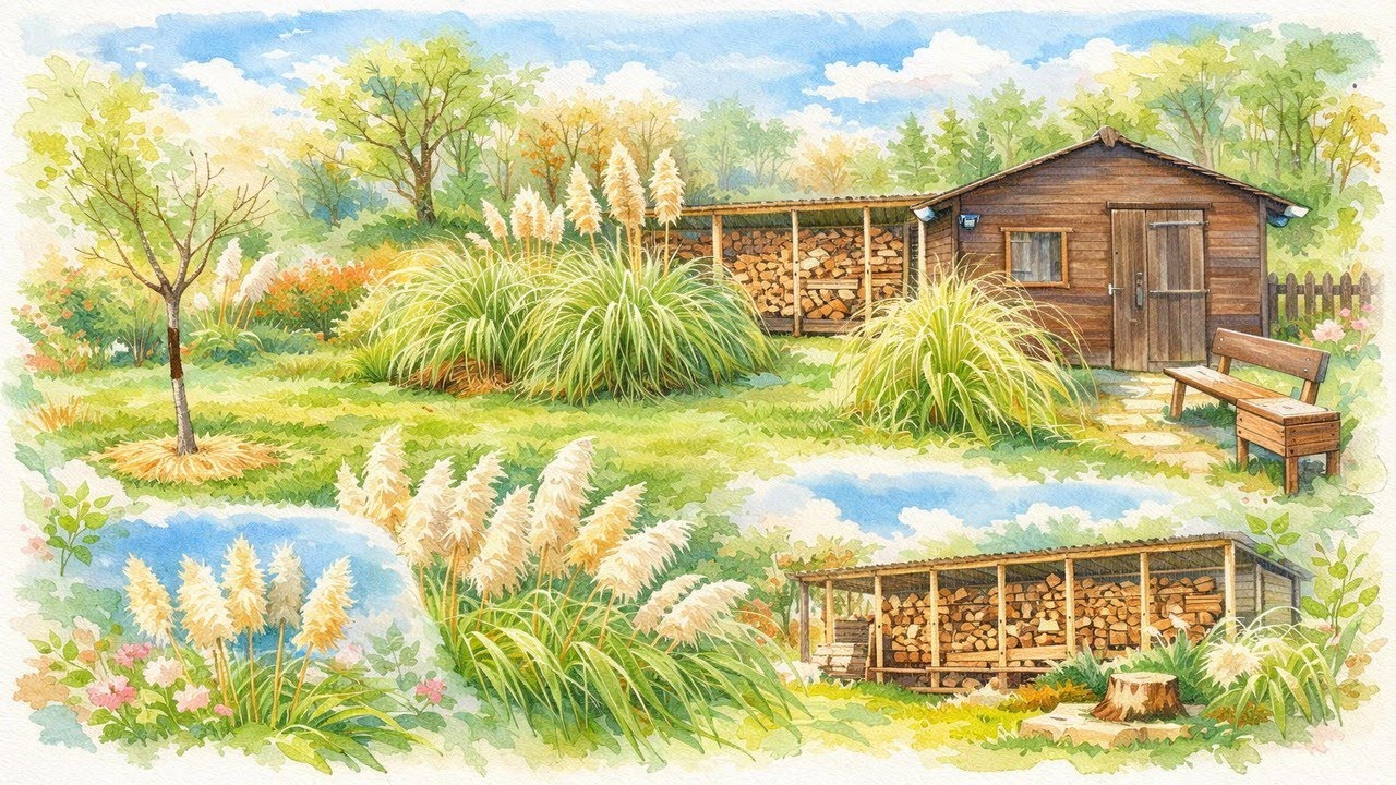 Французская сельская местность 🌾 Пампасная трава: красота и запрет