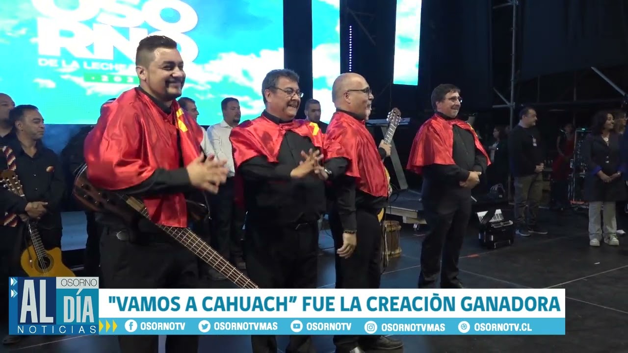 &ldquo;VAMOS A CAHUACH&rdquo; FUE LA CANCI&Oacute;N GANADORA DE LA COMPETENCIA FOLCKL&Oacute;RICA