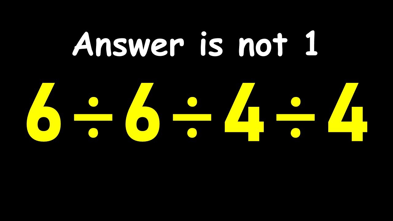 Most People Get This Math Question Wrong!