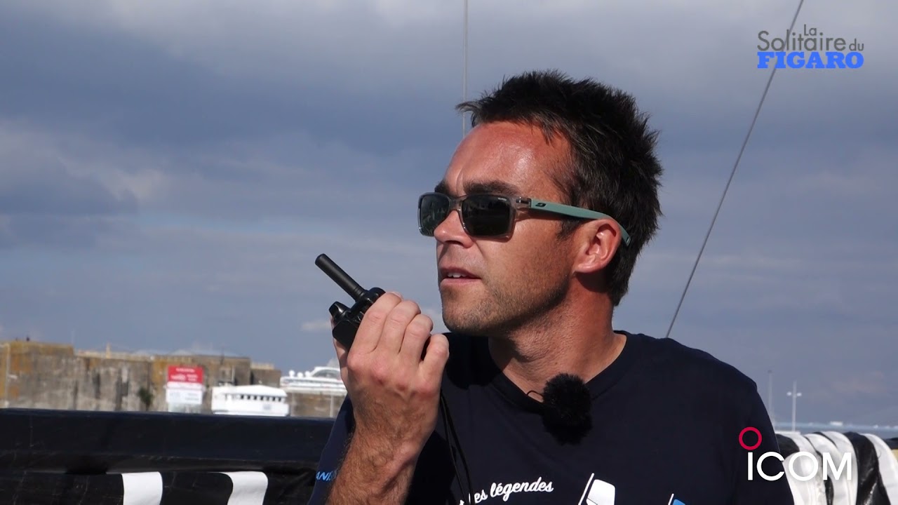 Utilisation des radios LTE ICOM sur la Solitaire du Figaro par Pierre HAYS