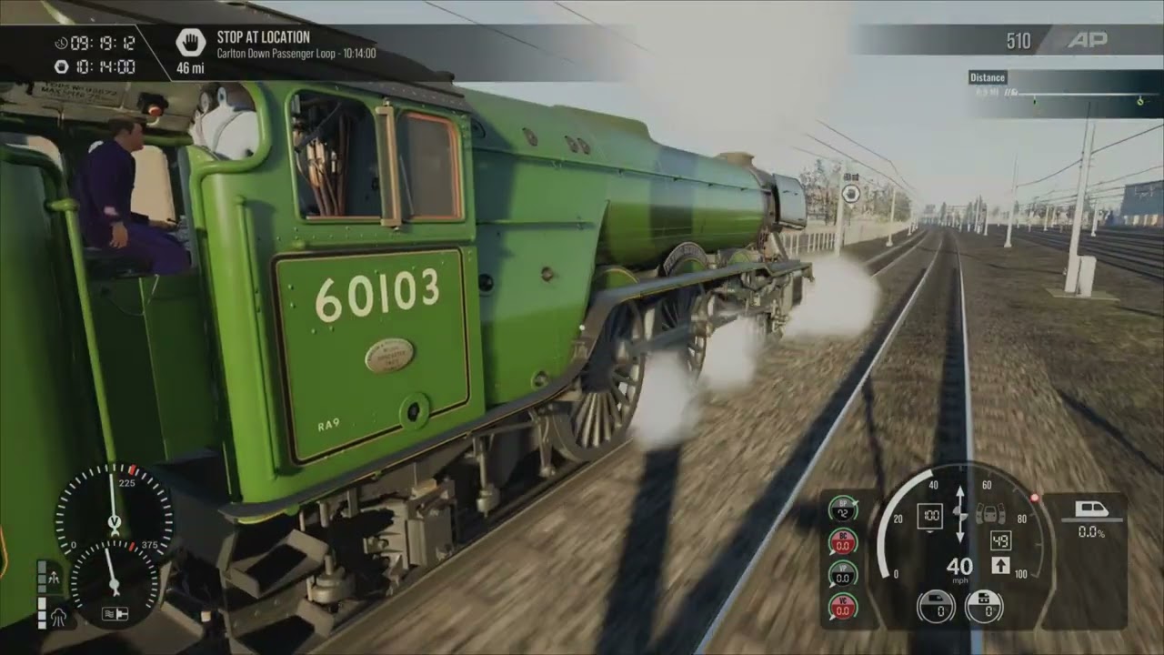 TRAIN SIM WORLD 4 FLYING SCOTSMAN FIRST LOOK PS5 4K GAMEPLAY