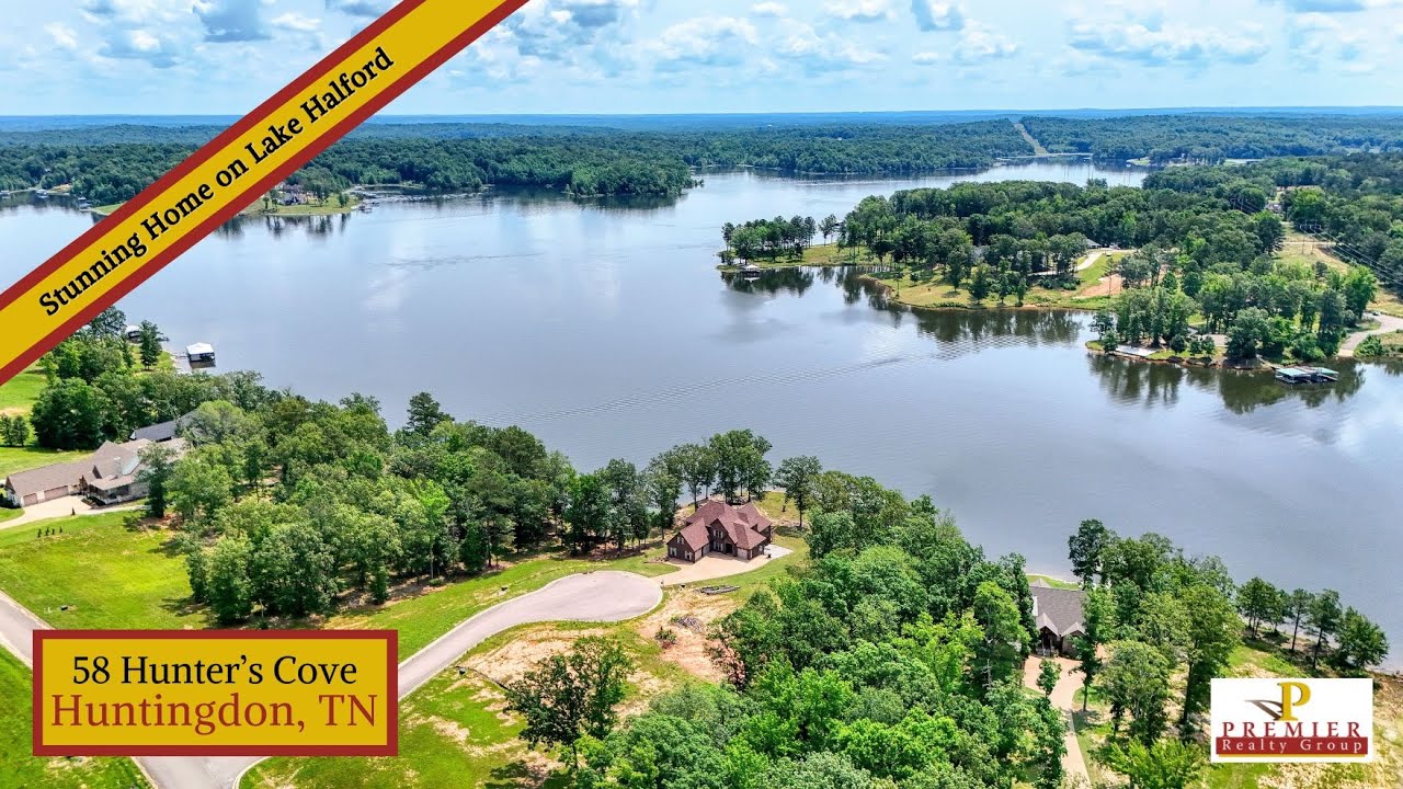 Wow! Stunning Waterfront Home For Sale on Lake Halford in Huntingdon, TN