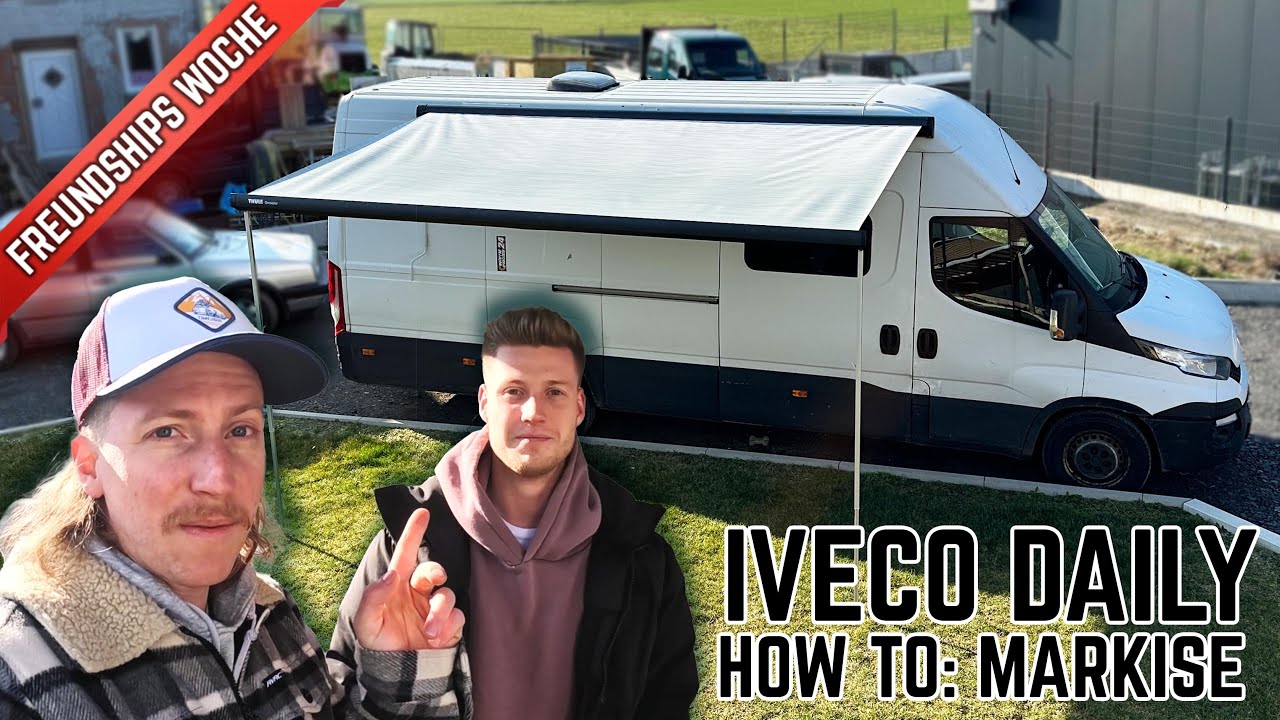 Chaotischste Markisen Montage EVER! 🤯  IVECO Daily XXL  Motorrad Campervan
