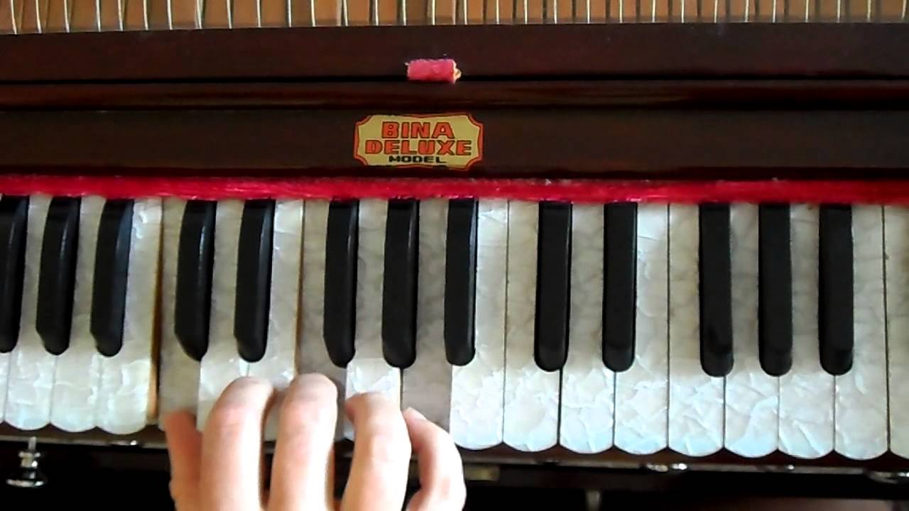 Sri Ram Jaya Ram - Harmonium lernen. Griffe und Melodie.