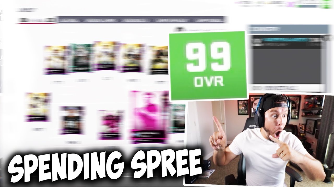 99 OVERALL SPENDING SPREE!! Madden 19