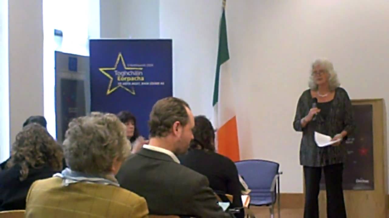 Sylvia Borren at the D&oacute;chas public debate with Irish MEP candidates - 3