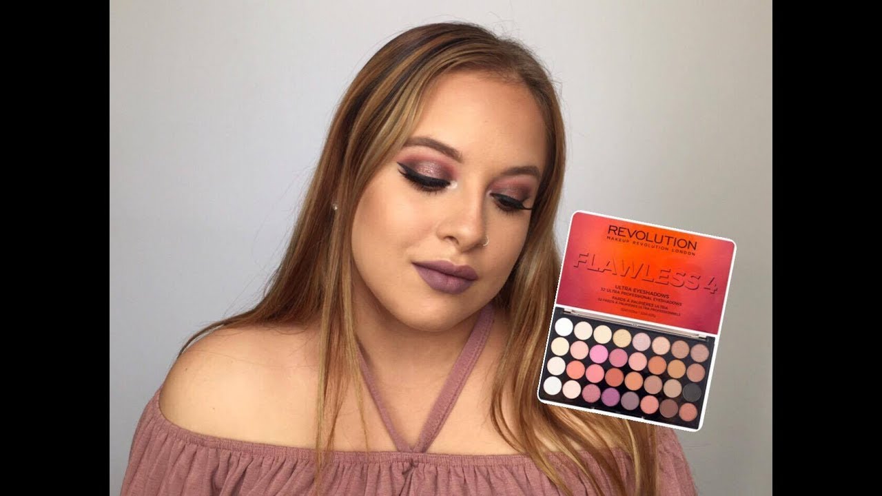 Makeup Revolution Flawless 4 palette Review & Swatches!