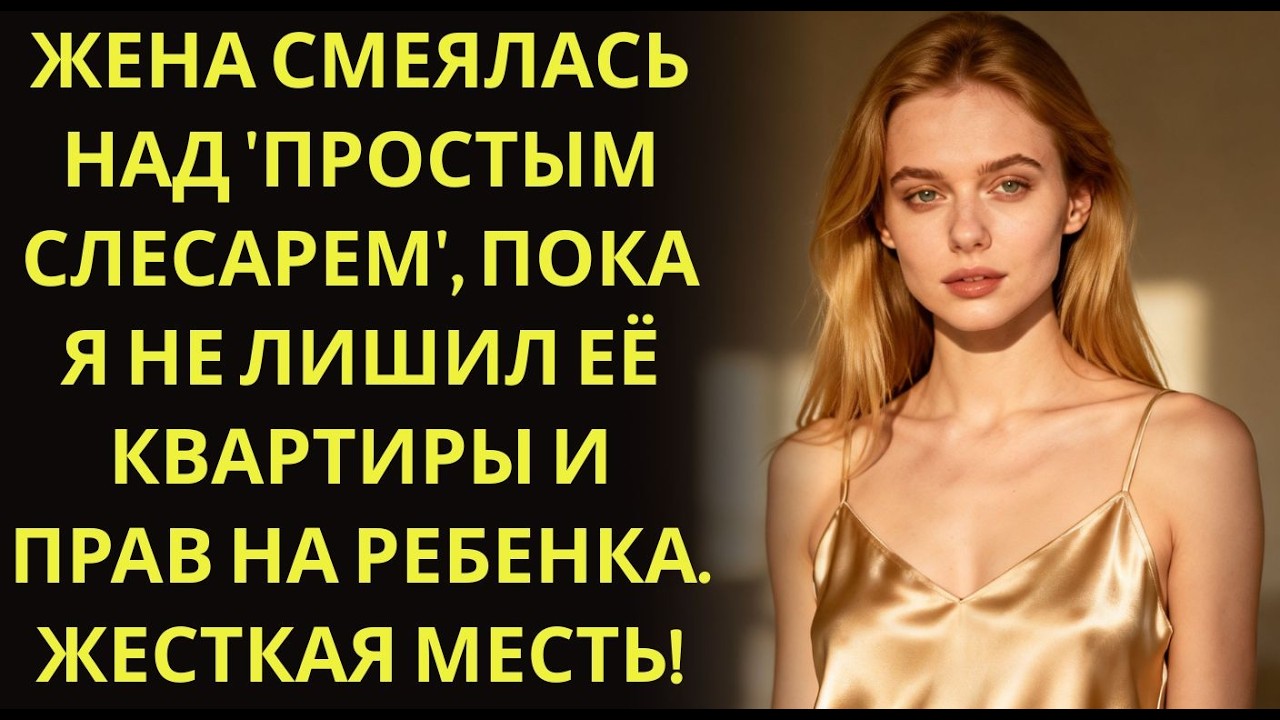 Жена смеялась над 'простым слесарем', пока я не лишил её квартиры и прав на ребенка  Жесткая мес