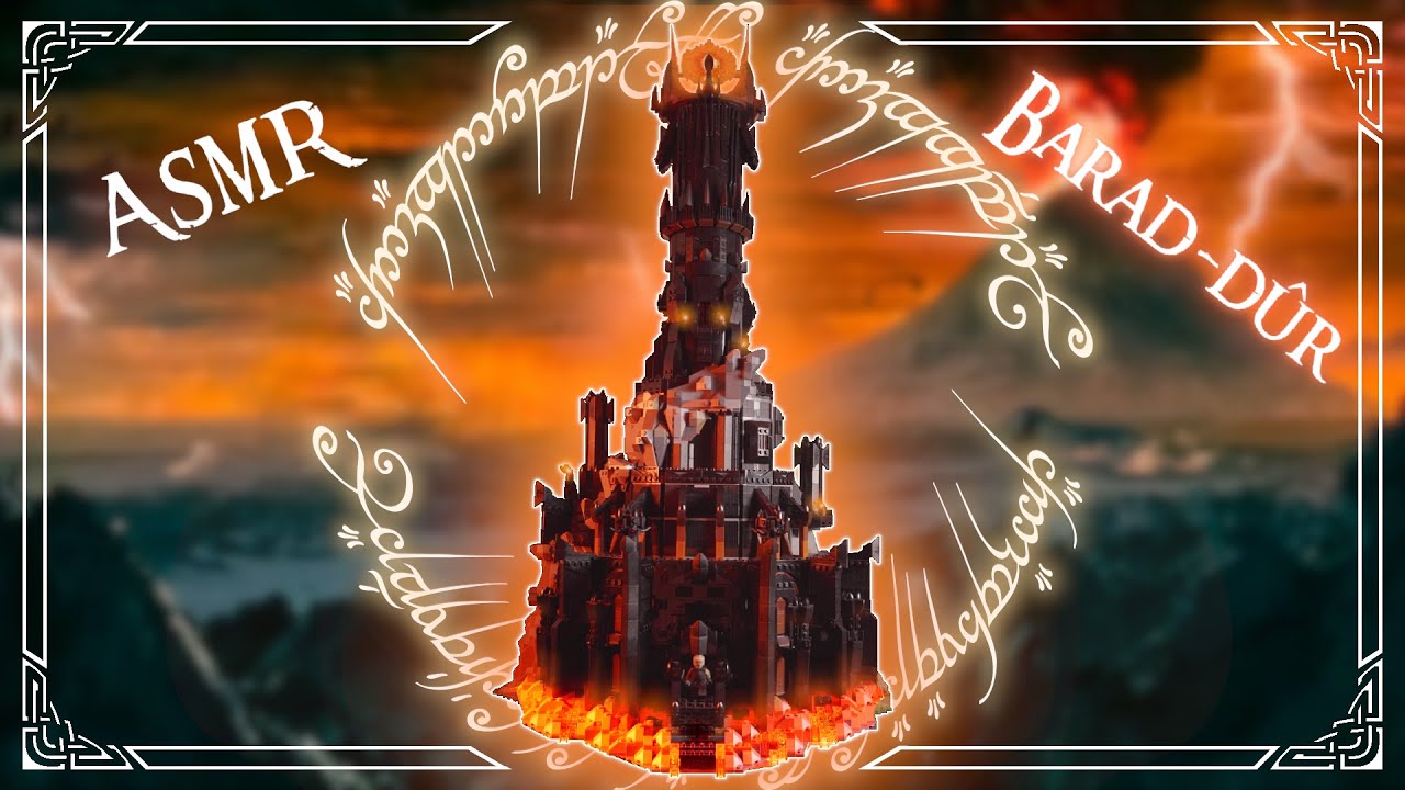 LEGO ASMR | The Lord of the Rings | Barad-d&ucirc;r