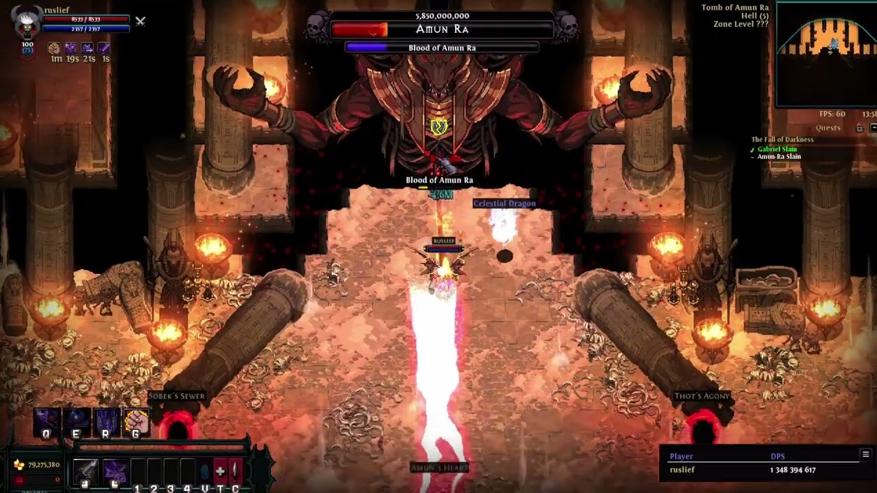 Hero Siege Season 7: Unlock Inferno, Beat Amun Ra & Gabriel Uber Hell 5 (Samurai)