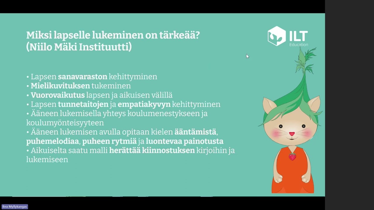 Lukulumon käyttökoulutus varhaiskasvatuksen työntekijöille - Ominaisuudet ja pedagogiset vinkit