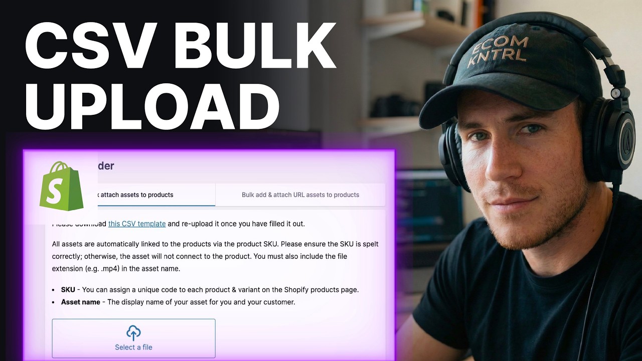 Bulk Upload Products On Shopify Using CSV (2026) | Product Import
