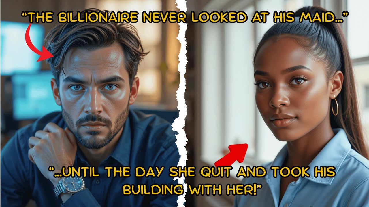 She worked as his maid for three years — the day she quit, he discovered she owned the entire...