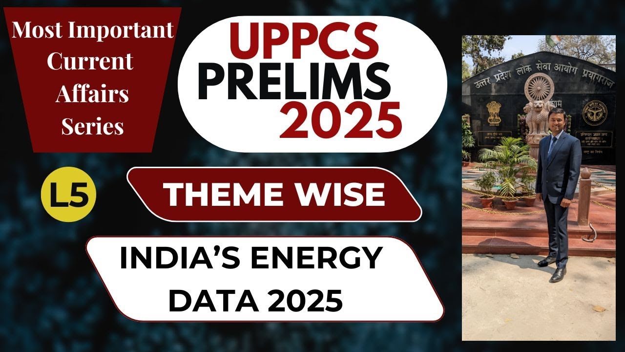 Latest Energy Data - 2025 | Most Awaited Current Affairs Series 🎯 - UPPCS Prelims 2025  | Lec-05
