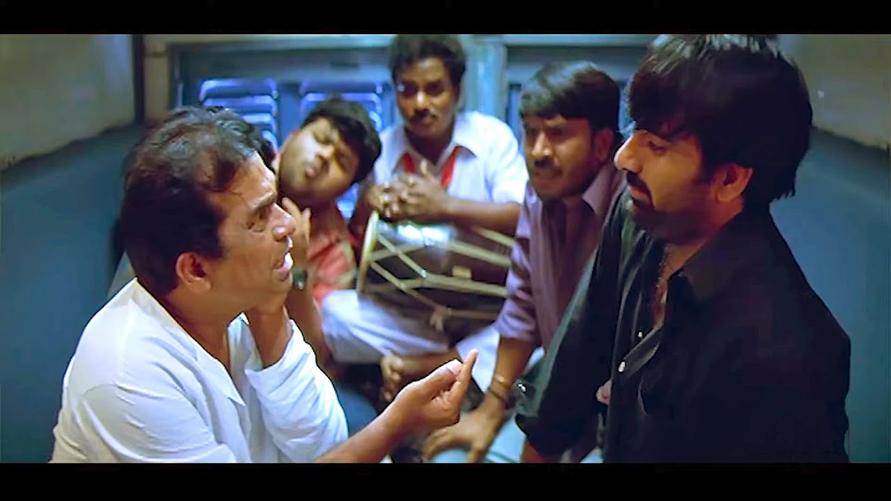 ट्रैन में Ravi Teja Brahmanandam अंताक्षरी वाली ज़बरदस्त कॉमेडी South BLOCKBUSTER HINDI DUB MOVIE