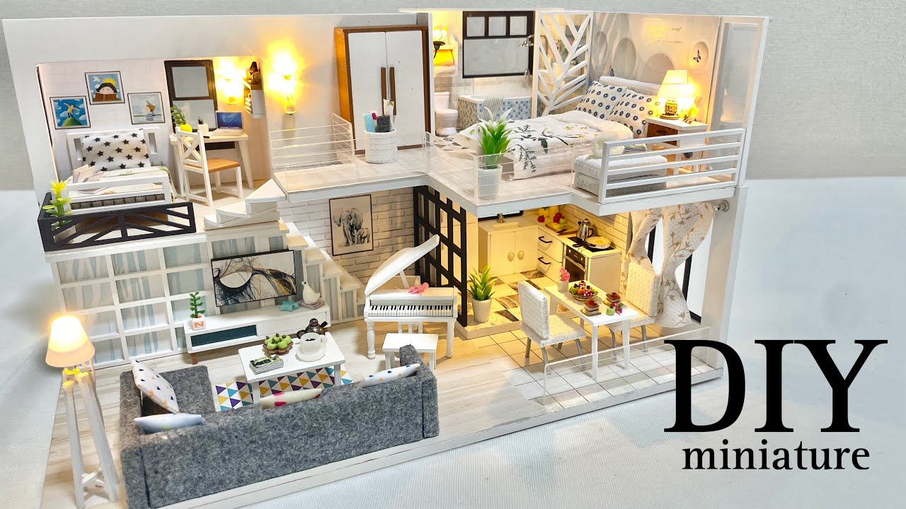 DIY Miniature Dollhouse Kit 