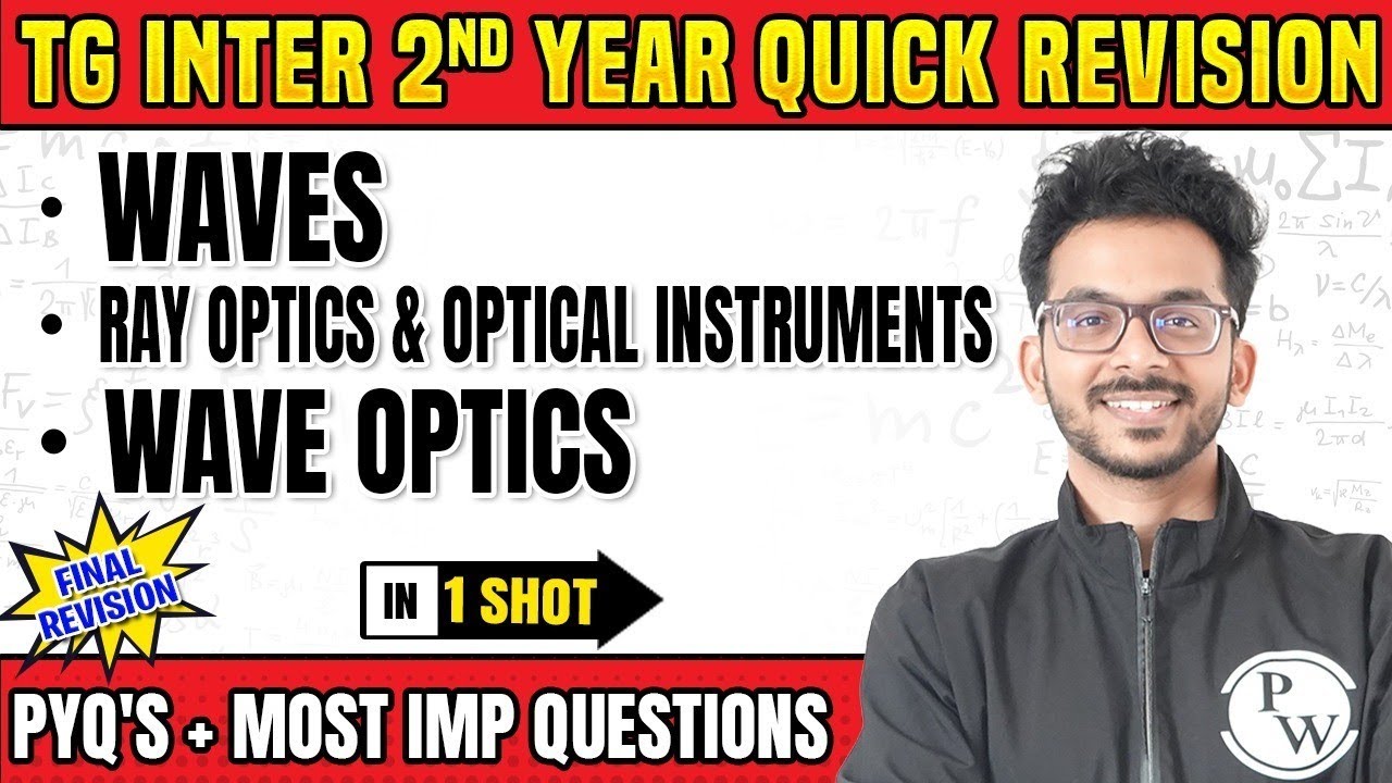 Waves & Other Chapters | TG Inter 2nd Year | Physics | Most Imp Questions & PYQ's