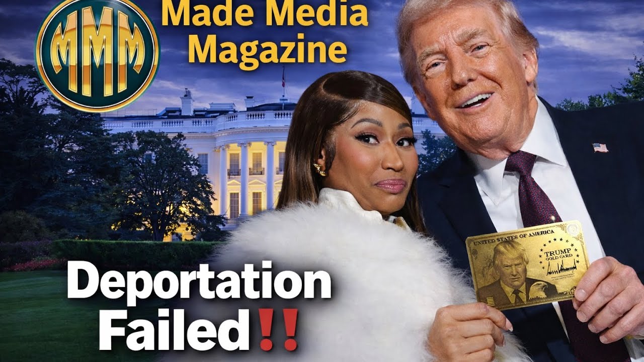 Nicki Minaj Permanent Gold Visa Makes Her A US Citizen Ghanks To President Donald Trump‼️🇺🇸