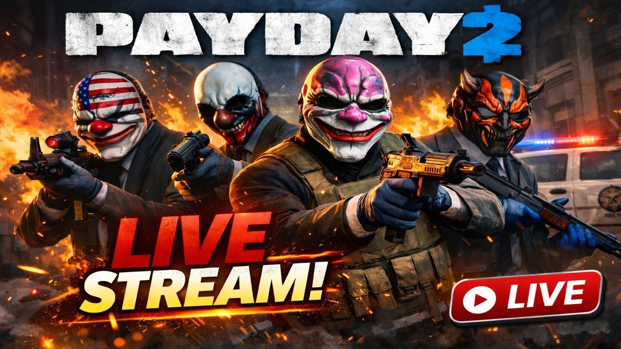 Variety day! Payday 2 for the first time in over a year+ !discord