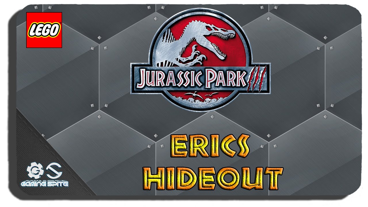 Lego Jurassic World - Eric's Hideout Hub Area All Gold Bricks All Challenges