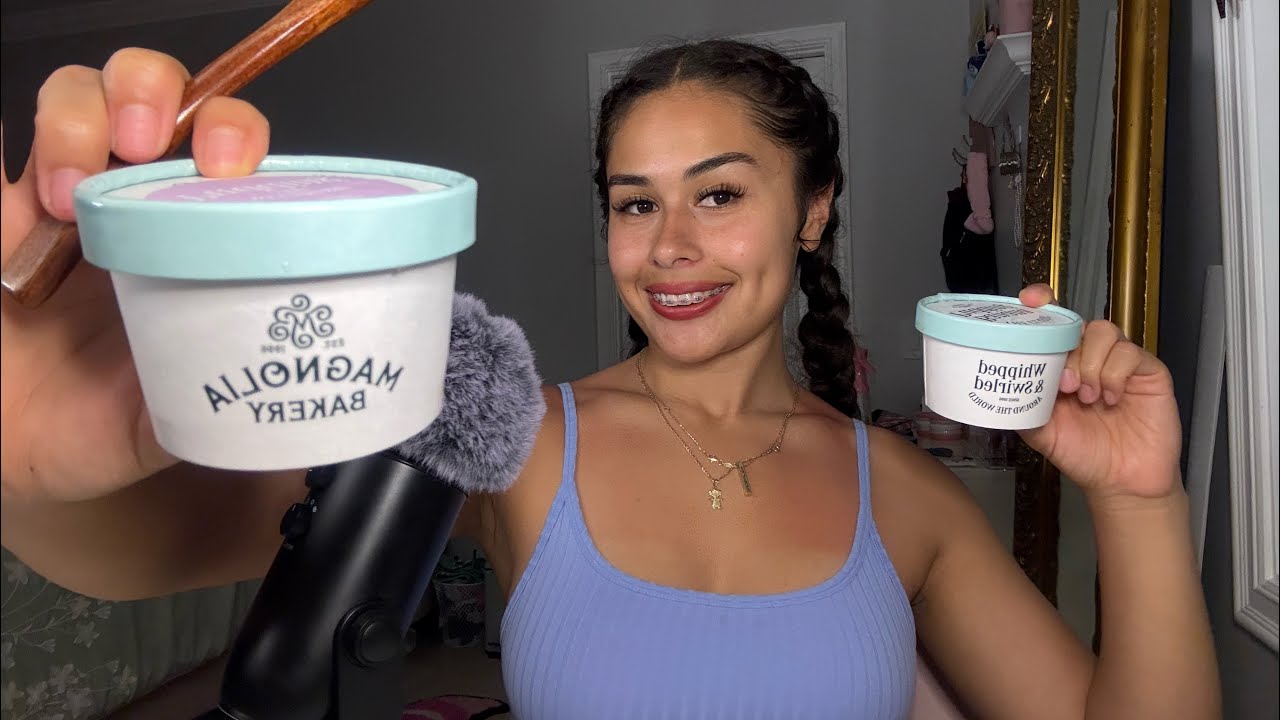 asmr : magnolia banana bread pudding