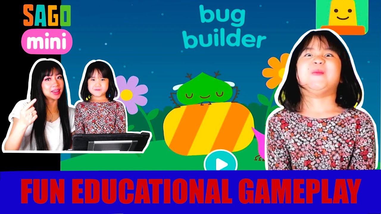 Sago Mini World Bug Builder gameplay with Ella and Mommy | Colors and shapes | Part 2