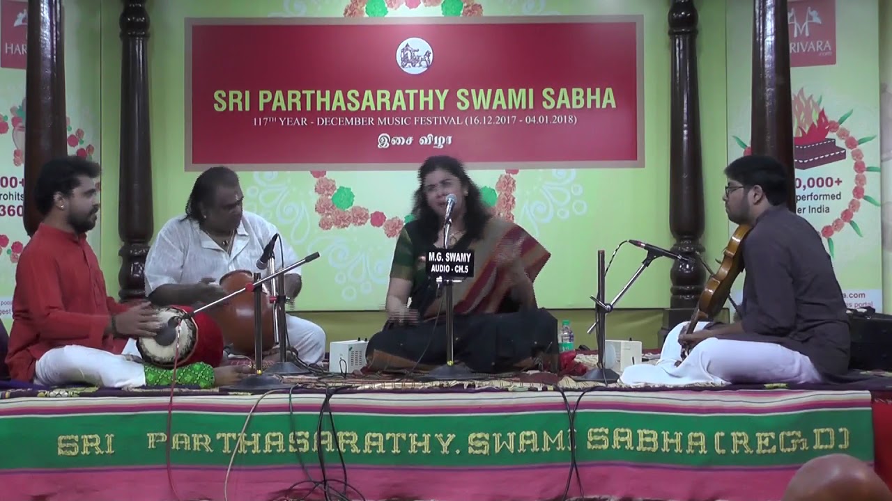 Amritha Venkatesh l Vocal l December Music Festival 2017 l Sri Parthasarathy Swami Sabha