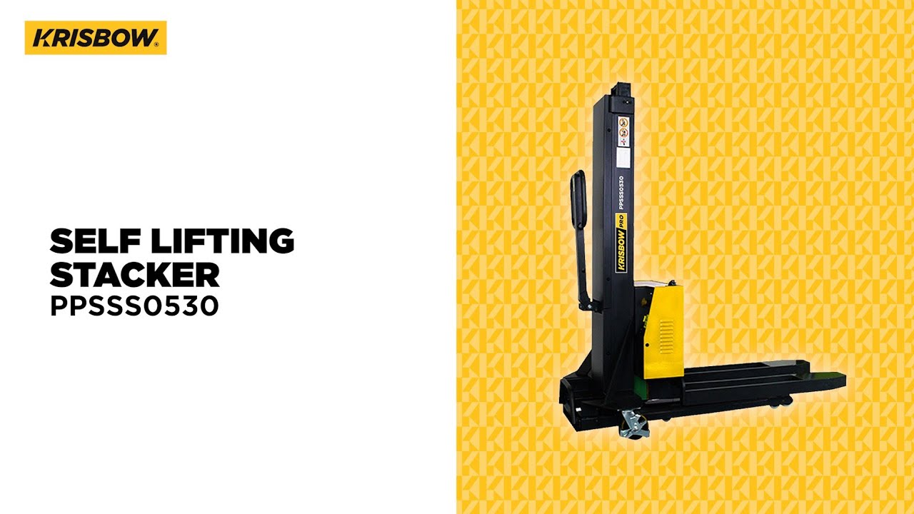 KRISBOW SELF LIFTING STACKER PPSSS0530