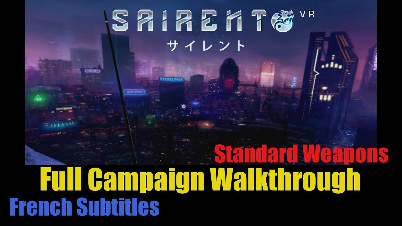Sairento VR Full Campaign Walkthrough  (standard weapons) - PS4