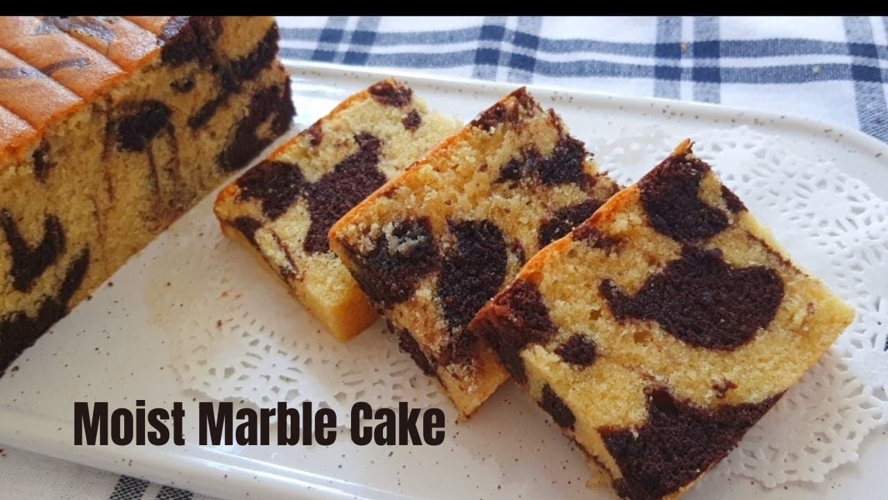 Kek Marble Yang Lembap | Moist Marble Cake