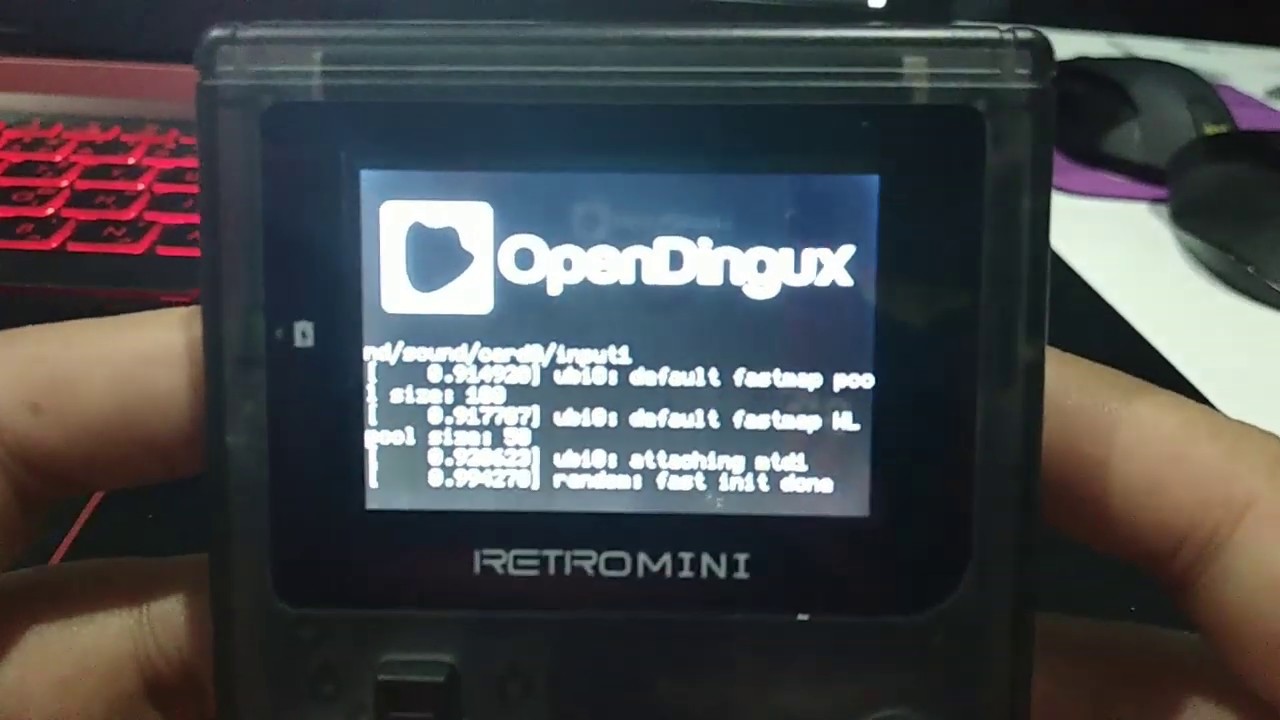 Retromini rs-90 official OpenDingux firmware Game Test