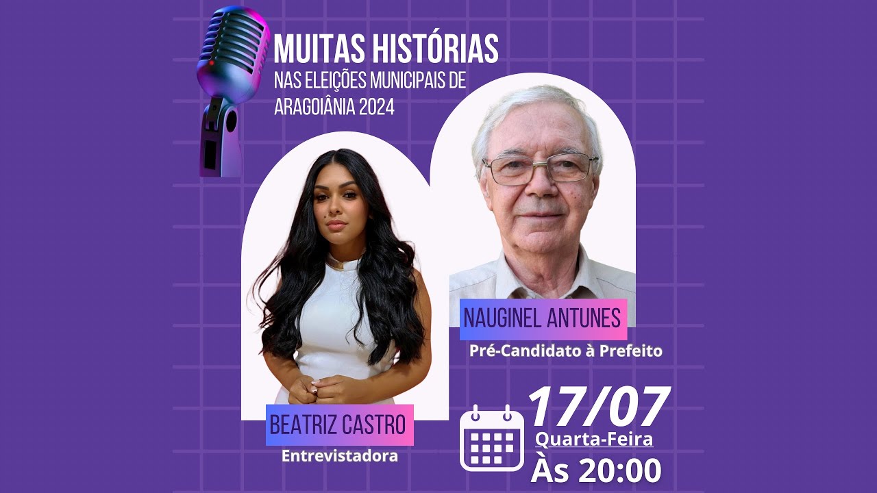 3ºT - PRÉ CANDIDATO À PREFEITO POR ARAGOIÂNIA SR. NAUGINEL ANTUNES - @MuitasHistoriass_podcast