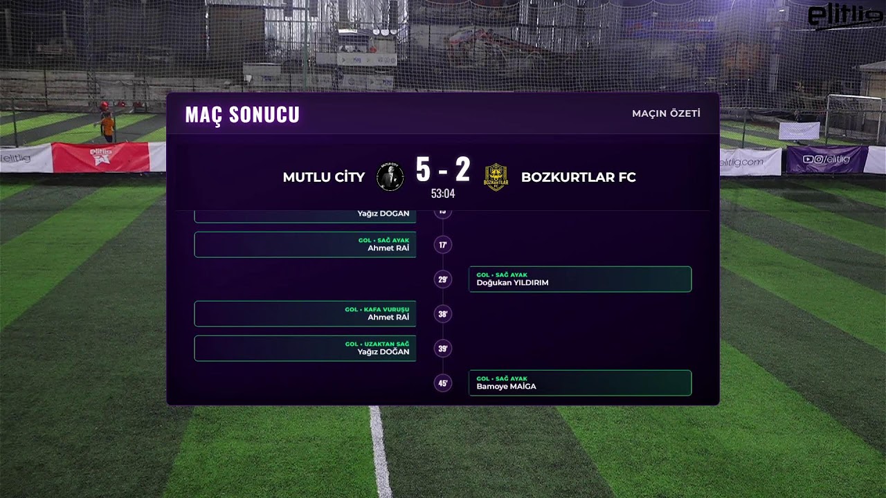 ЭЛИТНАЯ ЛИГА СВОБОДНАЯ ЛИГА - 14 СЕЗОН / МУТЛУ СИТИ - BOZKURTLAR FK