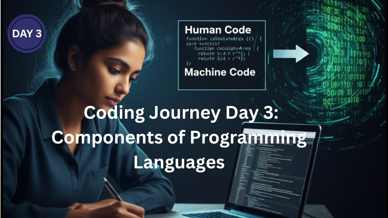 Coding Journey Day 3: Components of Programming Languages