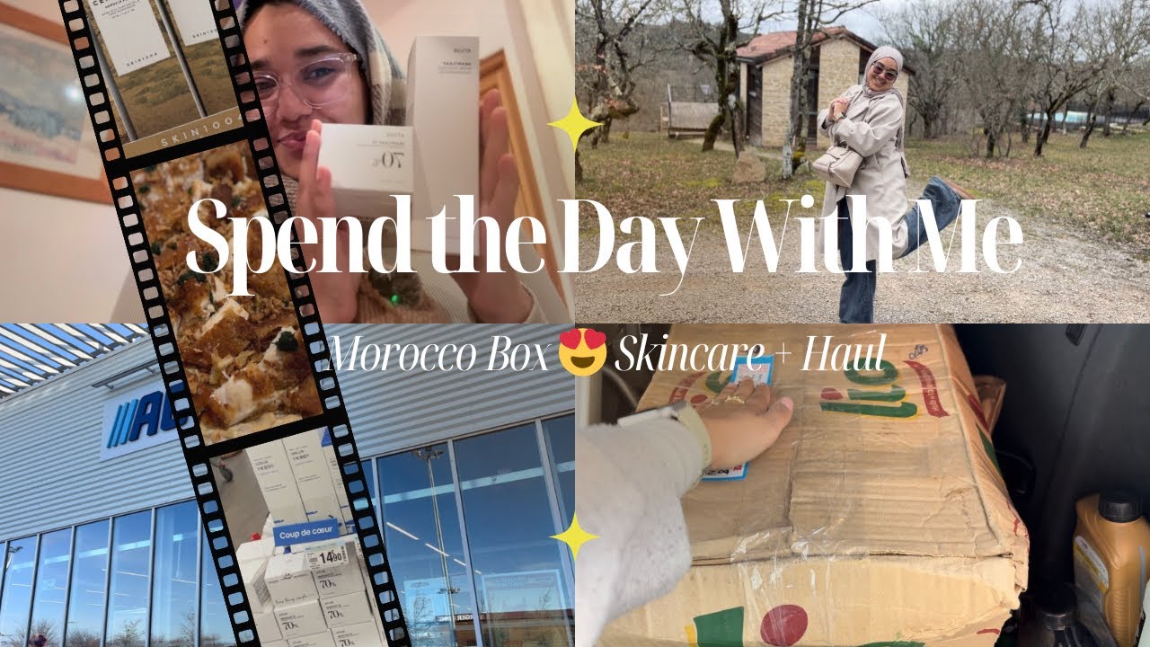 A Day With Me in🇫🇷 🌙 Unboxing My Morocco Package 🇲🇦 + Haul Action & more
