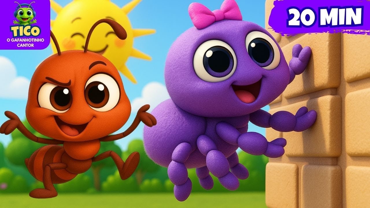 🕷️💚 20 Minutes of Happy Music! Dance and Sing with Tico and Friends – 3D Fun Songs for Kids 🎶