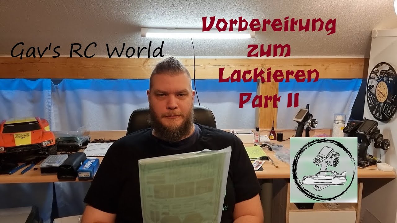 RC Car Modellbau - Karosserie lackieren - Vorbereitungen Teil 2